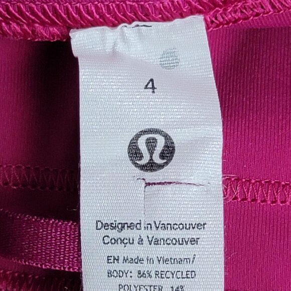 Lululemon 2-in-1 High-Rise Tennis Skirt Tight. Size 4 - Picture 4 of 7